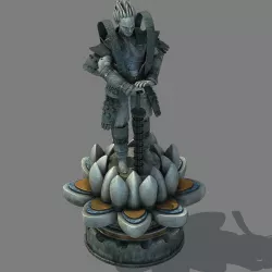 Capital city planning - warrior stone 3D model