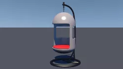 Capsule Hanging Chair 3D model