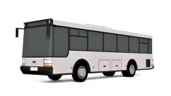Cartoon City Bus Low-poly 3D model