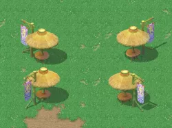 Cartoon world - I love a parasol 3D model
