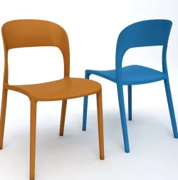 Chair Gipsy Bontempi 3D model