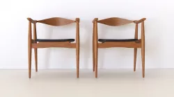 Chairs Designed by Hans Wegner 1950s 3D model