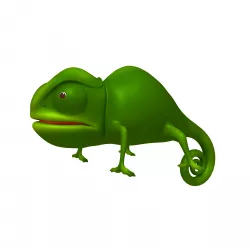 Chameleon Cartoon 3D model
