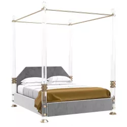 Charles Hollis Jones Bob Hope King-Size Bed in Lucite    3D model