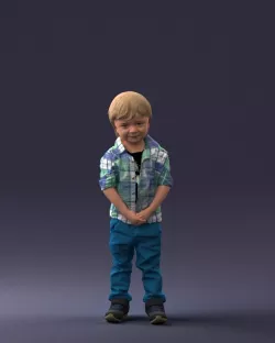 Child boy 0702 3D model