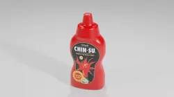 Chili Sauce Bottle 3D model