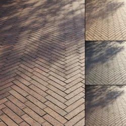Clinker paving slabs Type 6 Texture