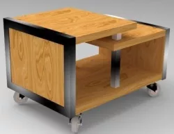 Coffee table metalo for sitting room 3D model