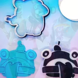 Cookie cutter and stamp Duur Burger 3D model