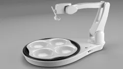Cooking Robot Roboot 3d low poli Low-poly 3D model