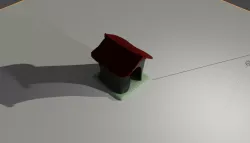Crashed Doghouse 3D model