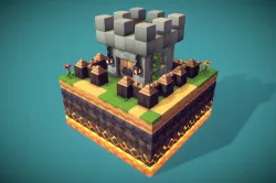 Cube World Bundle - Proto Series Low-poly 3D model