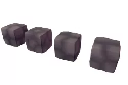 Cube World Rock Block - Proto Series Low-poly 3D model