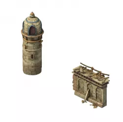 Death Desert - Watchtower - Wall 3D model