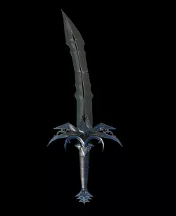 Demon Dagger Low-poly 3D model