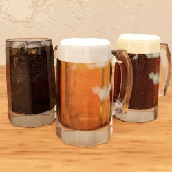 Drink Glass - Beer Ale and Coke 3D model