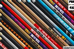 Drumsticks Low-poly 3D model