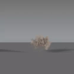 Dust Explosion 04 - VDB 3D model