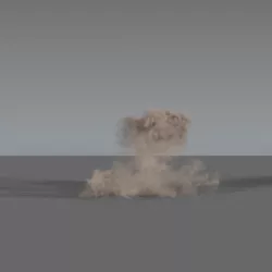 Dust Explosion 05 - VDB 3D model