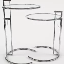 Eileen Gray Adjustable Cigarette Table 3D model