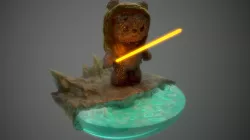 Ewok Ledi 3D model