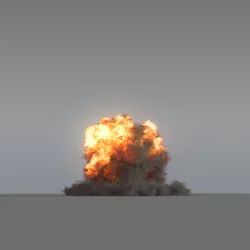 Explosion 01 - VDB 3D model