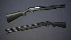 fabarm sdass composite Low-poly 3D model