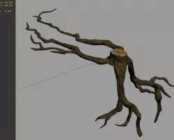 Fairy town - big vines 3D model