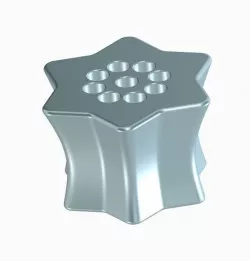 Fancy Table Spoon Holder 3D model