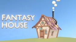 Fantasy House - Home of Little Dwarfs Low-poly 3D model