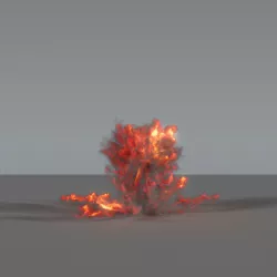 Fire Explosion 05 - VDB 3D model