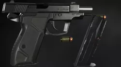 Fort-12 handgun - Model and Textures Low-poly 3D model Low-poly 3D model