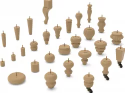 Furniture Leg Collection-2 3D model
