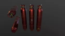 Gas Cylinder Low-poly 3D model