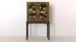 George III oriental lacquer entertainment cabinet  3D model