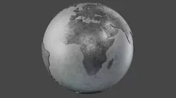 GLOBE Low-poly 3D model