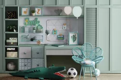 Green Kidroom Toys Interior  3D model