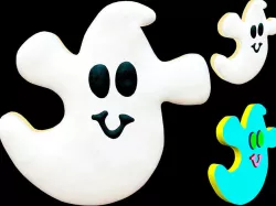 Halloween Sugar Cookie Low-poly 3D model
