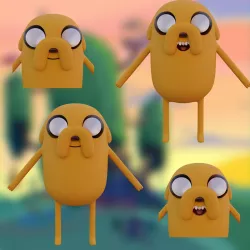 Jake The Dog - Adventure Time 3D model