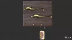 Key Holder Fish 3D model