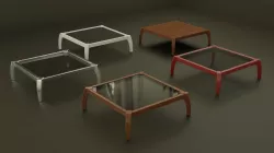 Living table collection 3D model
