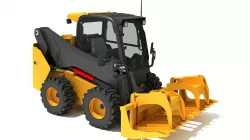 Log Fork Skid Steer Loader 3D model
