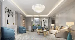 Luxurious living room 3D model