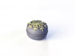 Macaron Low-poly 3D model