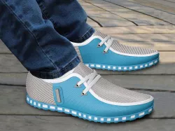 Male Slip On Flat Shoes Low-poly 3D model