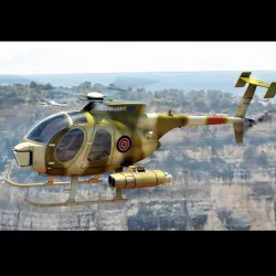 MD 500 Kenya Air Force 3D model