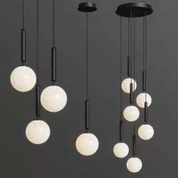 Miira Nuura Pendant Chandelier Light 3D model