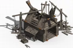 Mining and logging 3D model