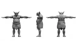 monster man 3d model 3D model