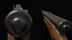 Moschetto Beretta MAB 38-42 SMG Low-poly 3D model